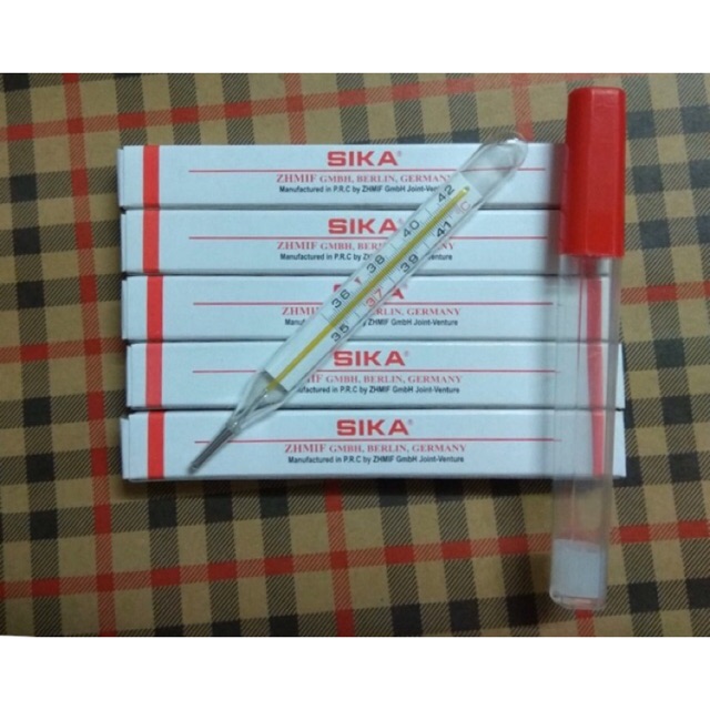 NHIỆT KẾ THỦY NGÂN SIKA (hộp 12 chiếc)