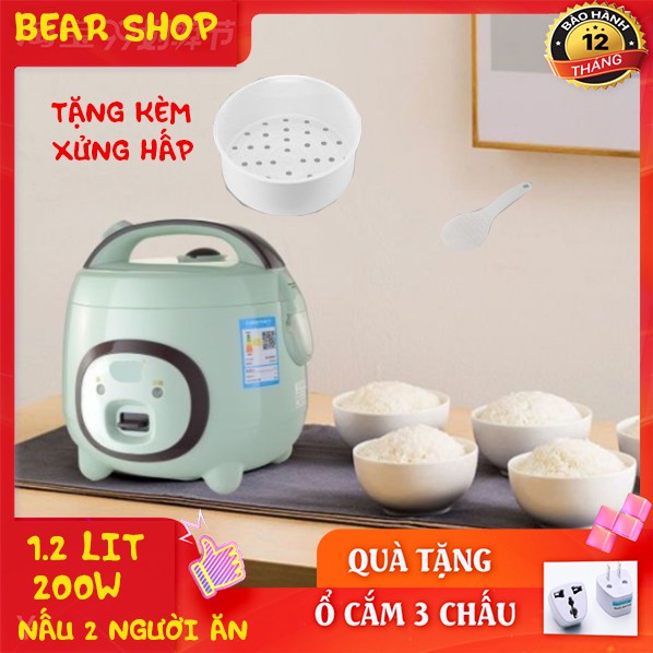 [Mã ELHADEV giảm 4% đơn 300K] Nồi cơm mini nội địa Yishite - tặng kèm khay hấp (bảo hành 12 tháng)