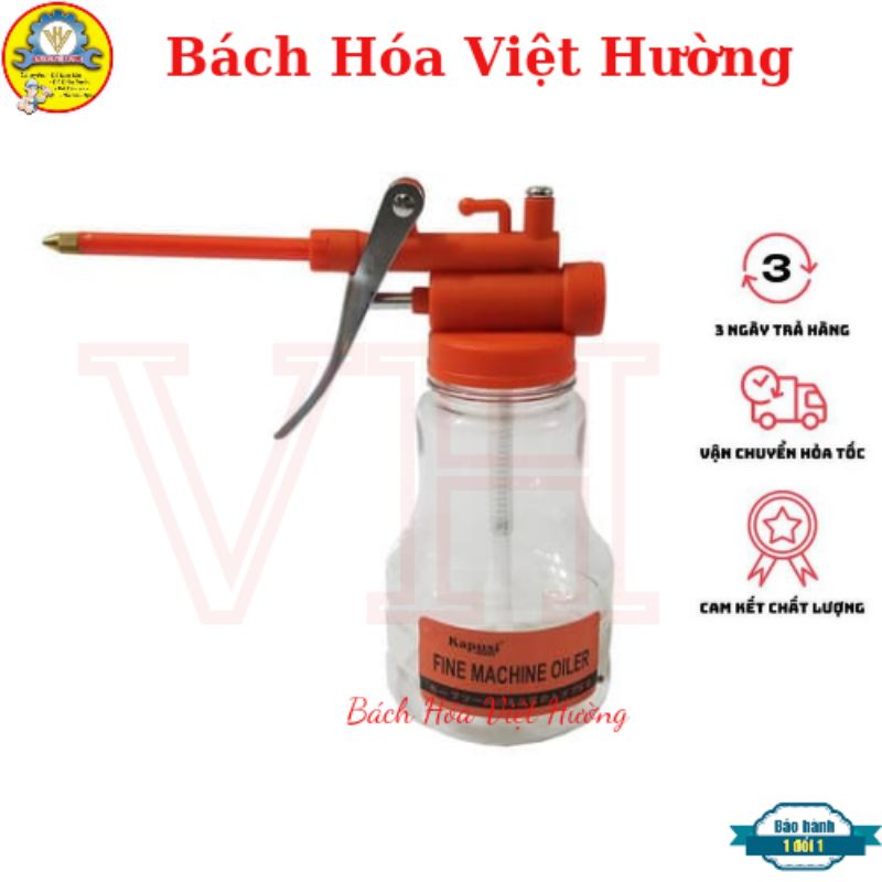 [HÌNH THẬT]Bình Xịt Dầu, Bình vịt bơm dầu bình xịt dầu nhớt Bằng Nhựa trong suốt KAPUSI JAPAN chính hãng, bình châm dầu