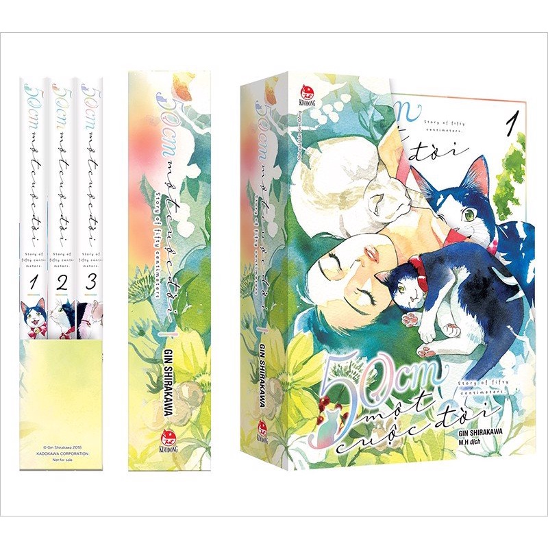 Sách Boxset 50cm một cuộc đời - STORY OF FIFTY CENTIMETERS (3 quyển) - Kim Đồng