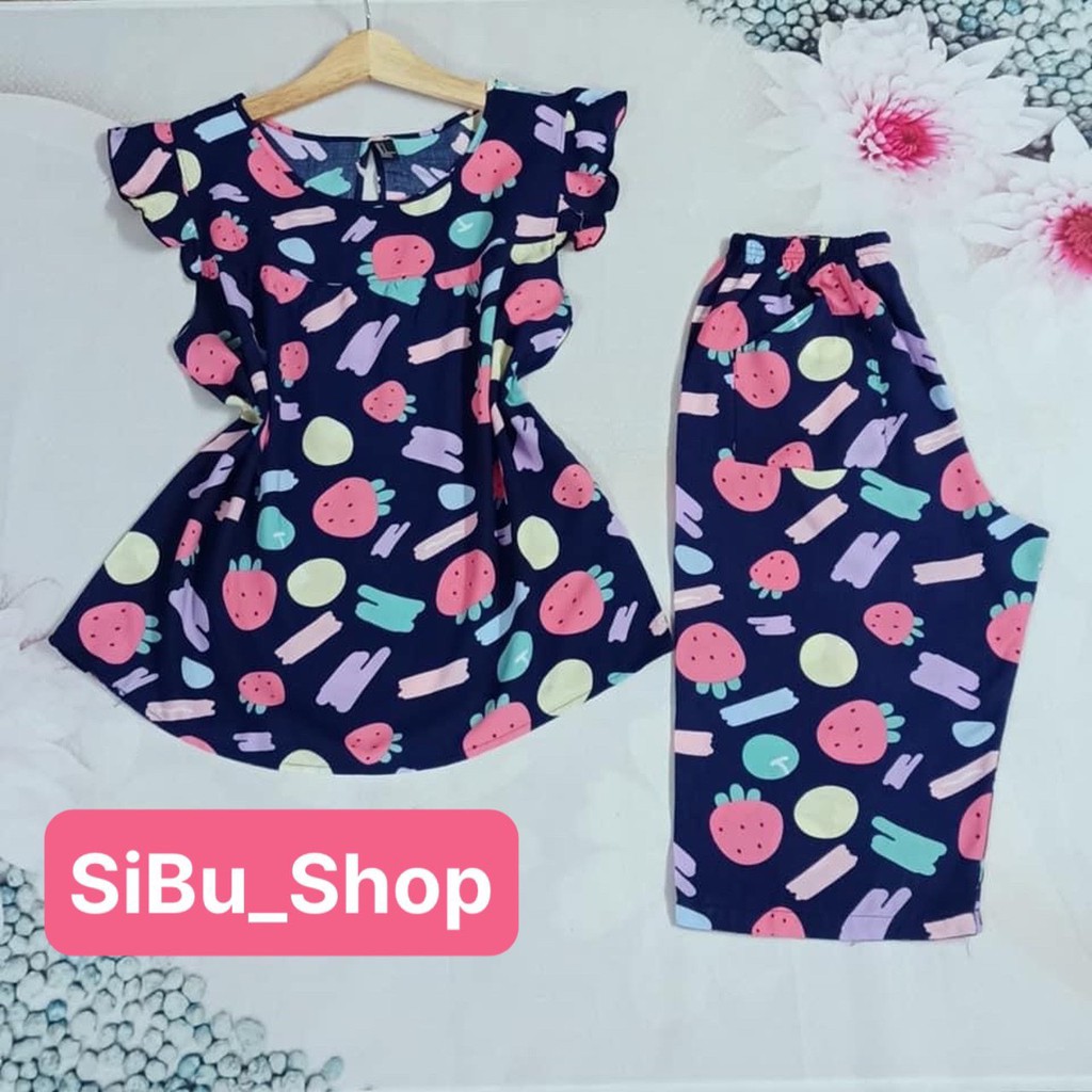 Đồ bộ nữ lửng mặc ở nhà 🏵️🌺💲FREE SHIP💲🏵️🌺 chất liệu tole hai da loại 1, mát mẻ, trẻ trung, mặc được cho bà bầu