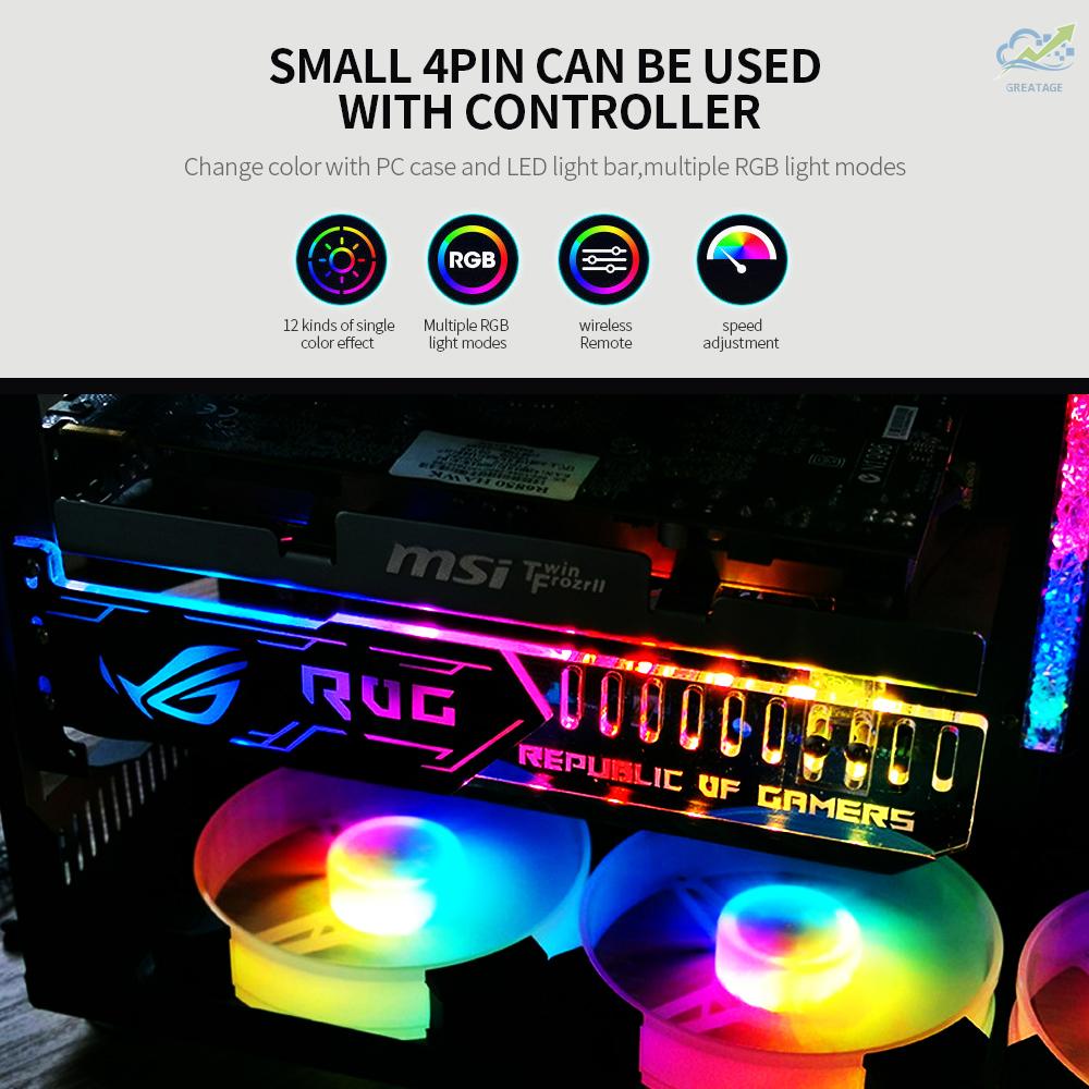 Mới Card Đồ Họa Rgb25 Rgb Với Hiệu Ứng Đèn Rgb 5v 4pin Giá Đỡ | BigBuy360 - bigbuy360.vn