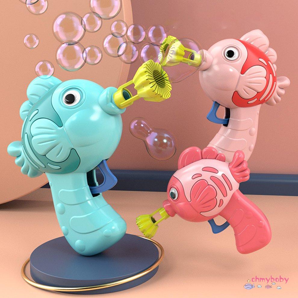 Máy làm bong bóng nước và xà phòng bằng tay Con cá dễ thương Đồ chơi trẻ em Quà tặng sinh nhật [8/4]