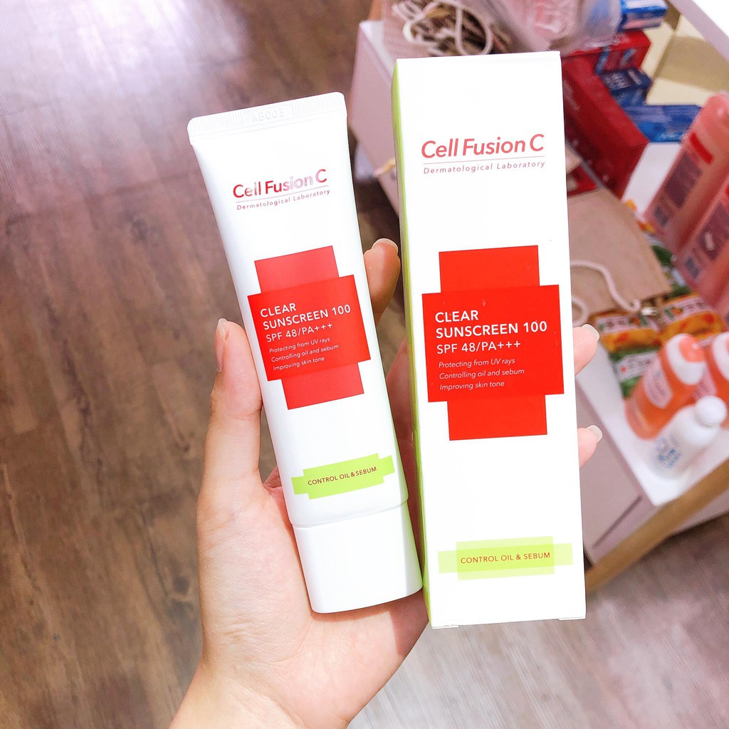 Kem chống nắng Cell fusionC mẫu mới Sunscreen