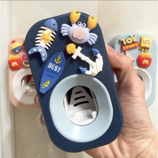 máy lấy kem đánh răng sticker