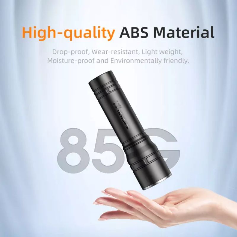 Đèn pin mini supfire S33 siêu sáng pin tích hợp chống thấm nước