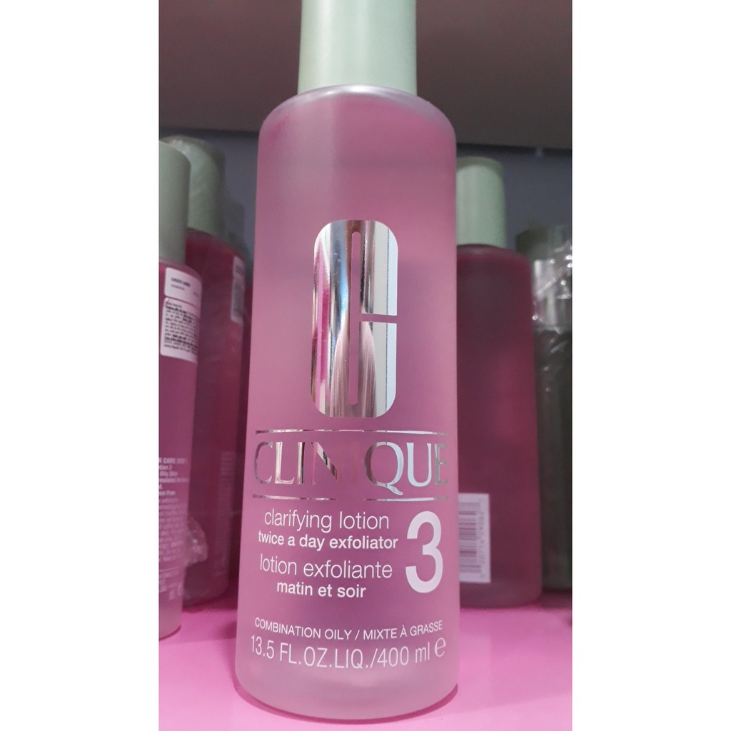 NƯỚC HOA HỒNG CLINIQUE CLARIFYING LOTION 3 DÀNH CHO DA DẦU 400ML