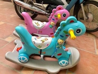 Ngựa bập bênh 2in1 đa năng