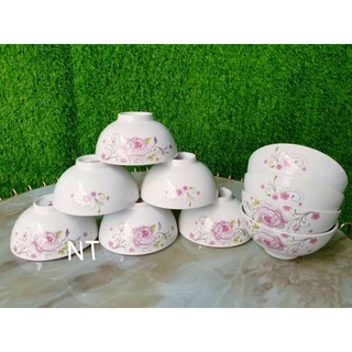 🍒Combo 10 Chén sứ HC hình hoa cao cấp
