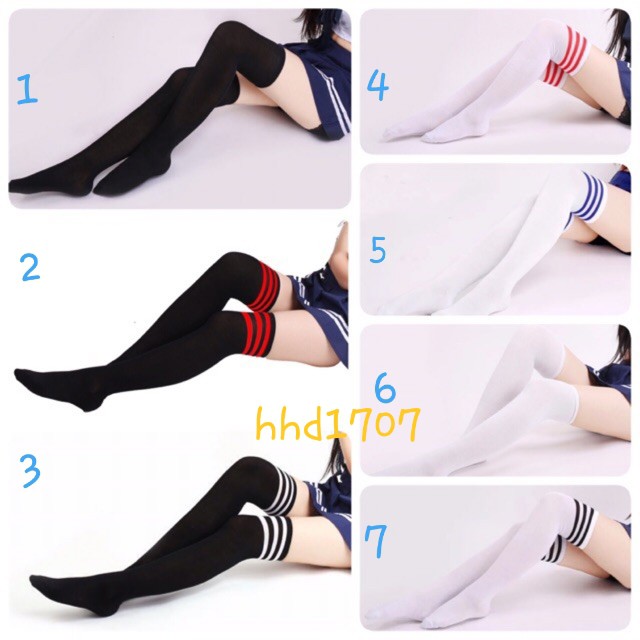 Sỉ tất đùi (tất gối) học sinh Hàn Quốc