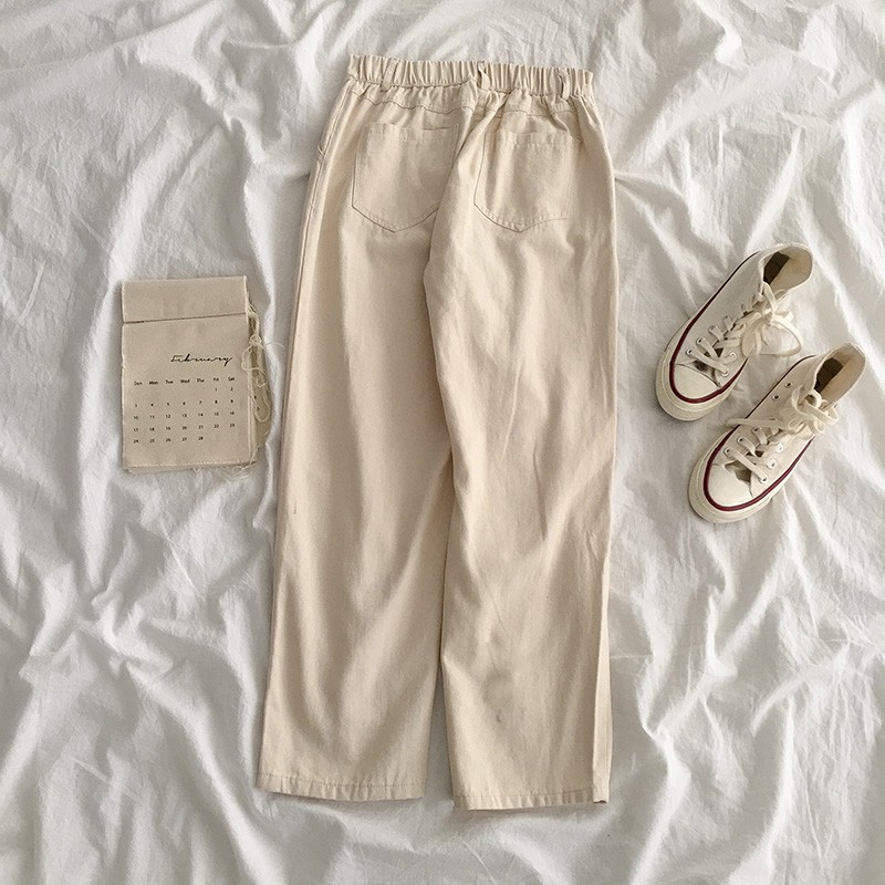 Quần baggy kaki cạp chun phía sau ver3 ulzzang 091 | BigBuy360 - bigbuy360.vn