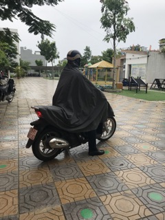 Áo mưa quây 1 Đầu Khánh Chi ( ib chọn màu)
