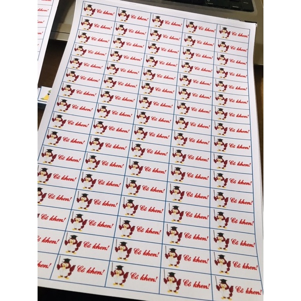 sticker học tập