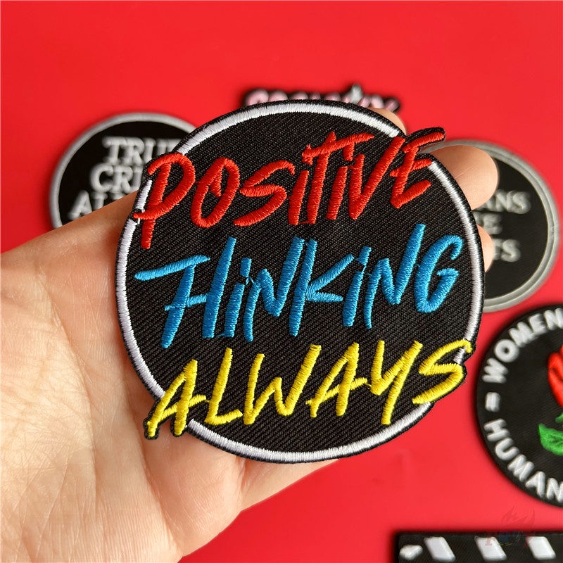 ☸ Miếng Dán Ủi Hình Chữ Always - Tiếng Anh ☸ 1 Sticker Ủi Thêu Hình Huy Hiệu