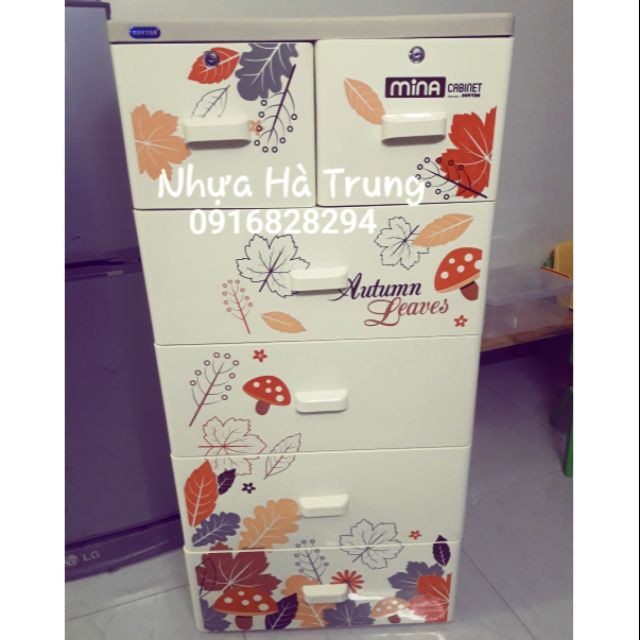 (Hà Nội) Tủ nhựa Duy Tân Mina 5 tầng (Đủ màu) (60x48x124cm) | BigBuy360 - bigbuy360.vn