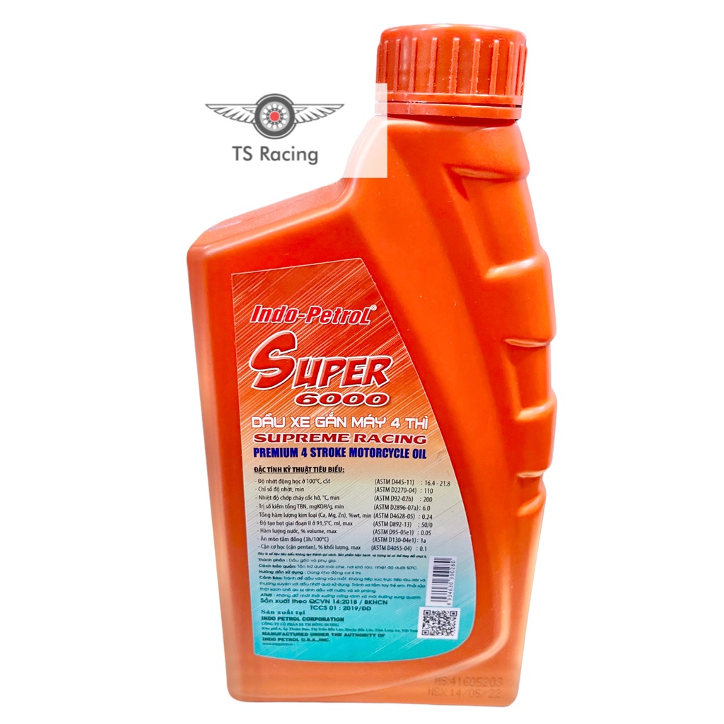 Nhớt indopetro super 6000 - xe số xe côn