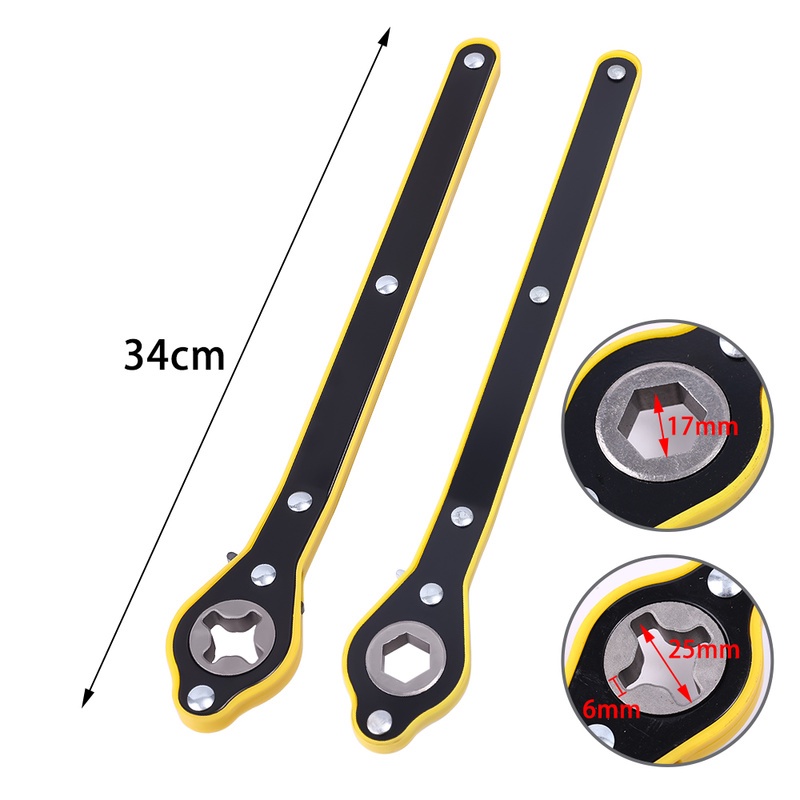 1 Cờ Lê Lục Giác Xoay 360 Độ Chuyên Dụng Sửa Chữa Bánh Xe Hơi