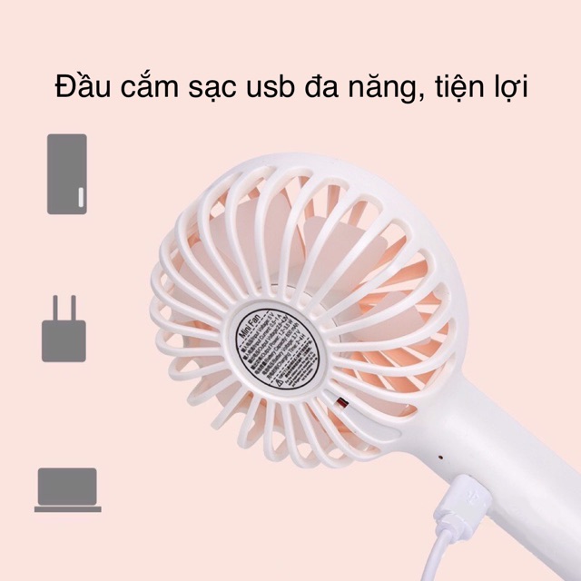 Quạt cầm tay siêu nhẹ mini chính hãng Yase siêu mát f23