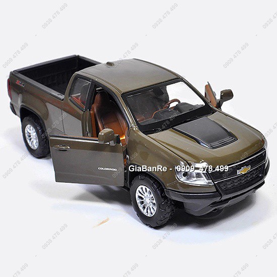 XE MÔ HÌNH TỈ LỆ 1:32 - CHEVROLET COLORADO BÁN TẢI - NÂU - 9670.3