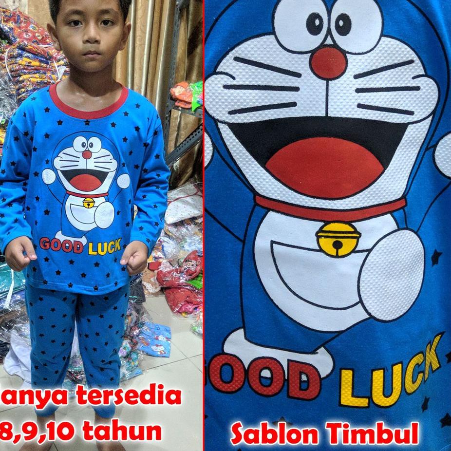 Áo Choàng Ngủ Hình Doraemon Dễ Thương Cho Bé 0-10 Tuổi