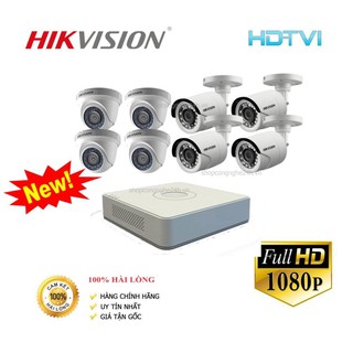 [Hàng xịn] BỘ CAMERA 2.0MP HIKVISION ĐẦU GHI 8 cổng FullHD + Ổ CỨNG +BỘ ĐẦY ĐỦ PHỤ KIỆN
