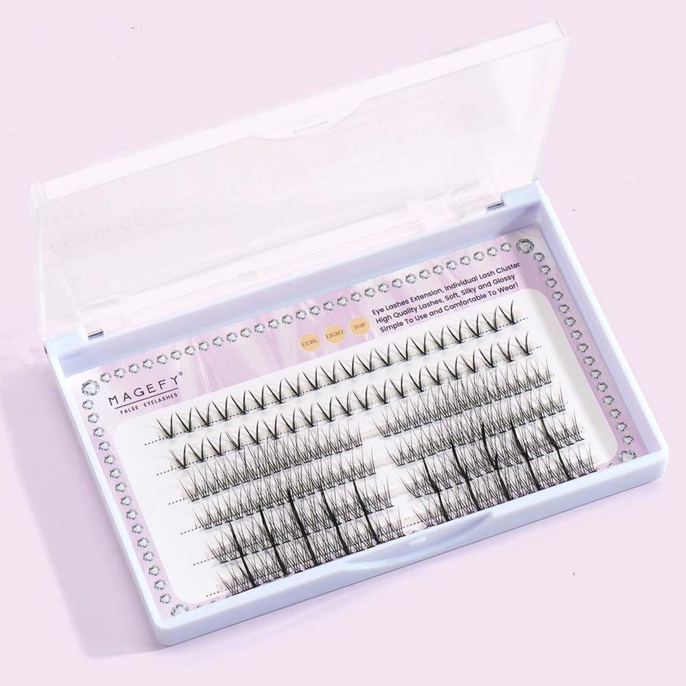 Hộp Lông Mi Giả Hình Đuôi Cá Trang Điểm DIY