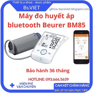 Máy đo huyết áp bắp tay bluetooth Beurer BM85 chính hãng-Xuất xứ Đức thumbnail