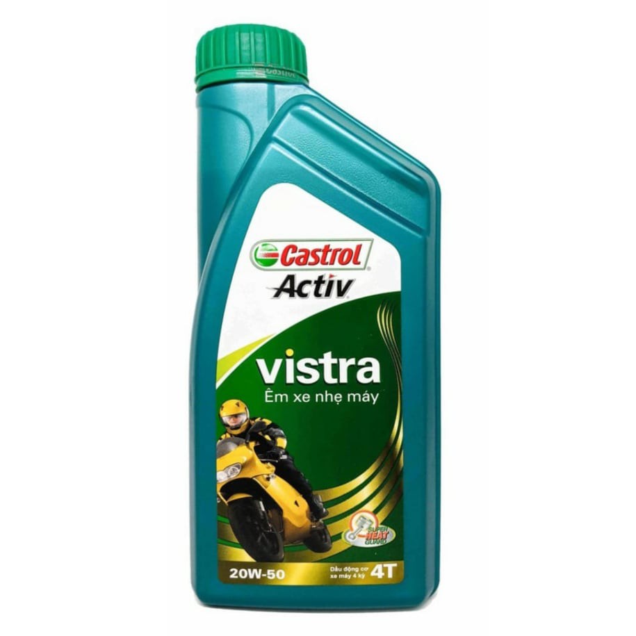 Nhớt CASTROL ACTIV VISTRA 20W50 "CHÍNH HÃNG" Êm xe nhẹ máy