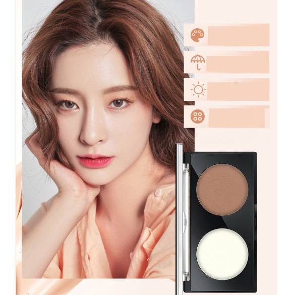 Bảng Phấn Tạo khối - Highlight - Che khuyết điểm 2 ô Zu Cosmetics