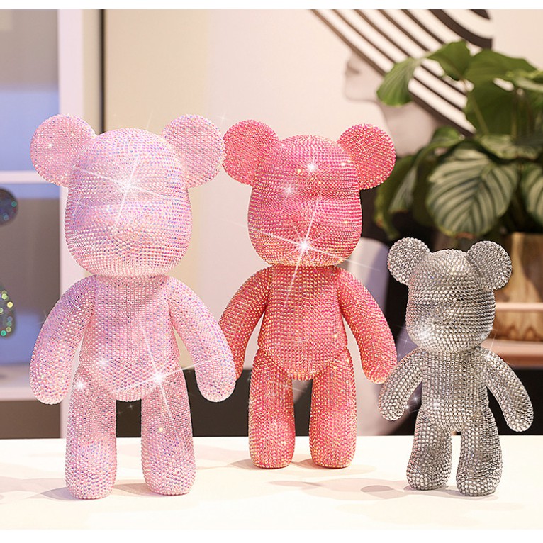 Gấu đính đá Bearbrick size 53 cao cấp cho mọi lứa tuổi
