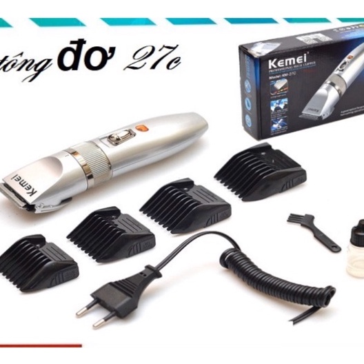 Tông đơ cắt tóc gia đình KEMEI - 27C đẹp - dễ sử dụng
