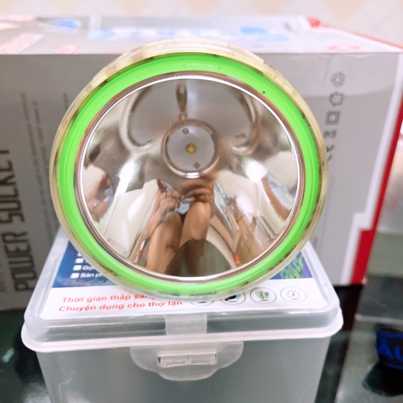 ĐÈN PIN ĐỘI ĐẦU LED SIÊU SÁNG CHIẾU XA T18– T16 LẶN NƯỚC SÂU