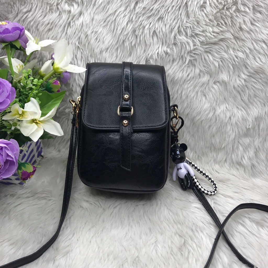 [Mã FAMAYWA2 giảm 10k đơn từ 50k] Túi Đeo Chéo Nữ Đựng Điện Thoại Tiện Dụng Thời Trang D1181 ( Tặng Móc Khóa Gấu) | BigBuy360 - bigbuy360.vn