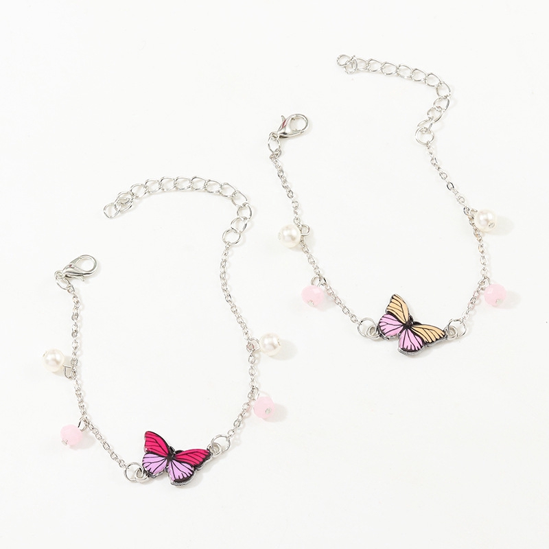 Vòng Tay Hợp Kim Đính Ngọc Trai Giả Xinh Xắn Cho Nữ