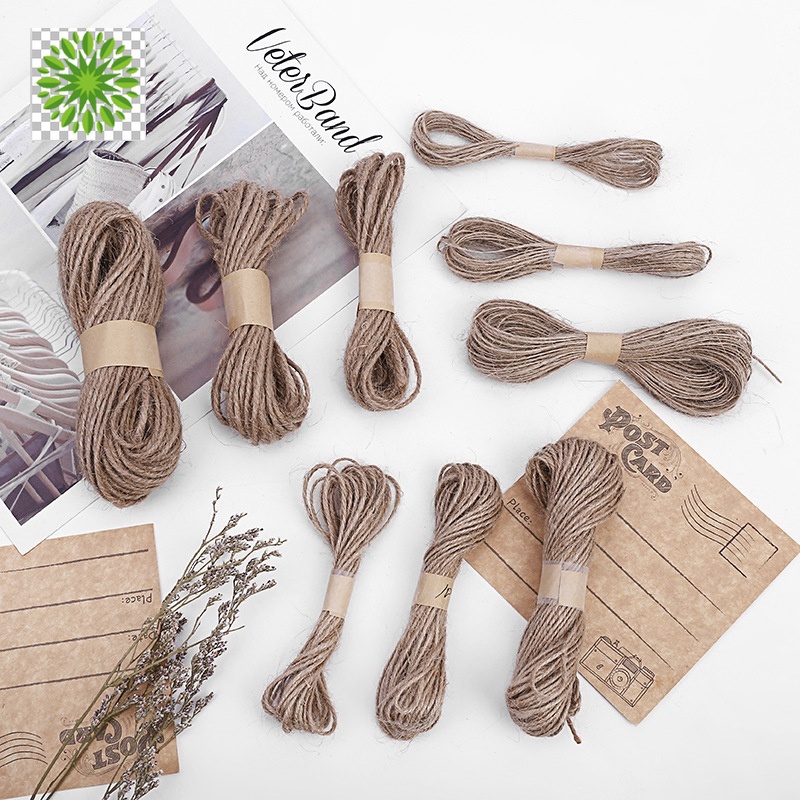 Cuộn Dây Thừng Bện 3 Sợi Tự Nhiên Dùng Làm Đồ Thủ Công CR1