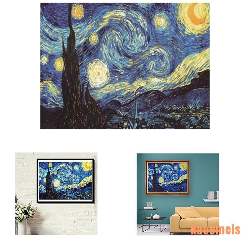 [KACOSM] Full Drill 5D Diamond Painting Starry Night Diamond Painting for Wall Decor EGRH