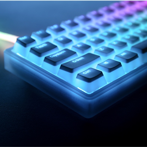 Keycap Pudding PBT 134 nút xuyên led cực đẹp , in doubleshot OEM profile