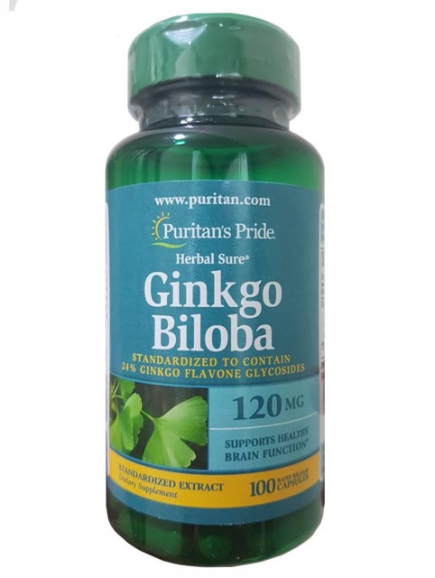 Viên uống Ginkgo Biloba Puritan's Pride 120mg của Mỹ