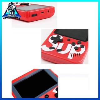 [Fitslim] Double Version Handheld Game Player Built-in 400 Games Color LCD Game