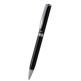 Bút Ký Cao Cấp Pentel nắp vặn mực bi xanh siêu trơn mượt VỎ ĐEN B811A-C kèm hộp nhung sang trọng