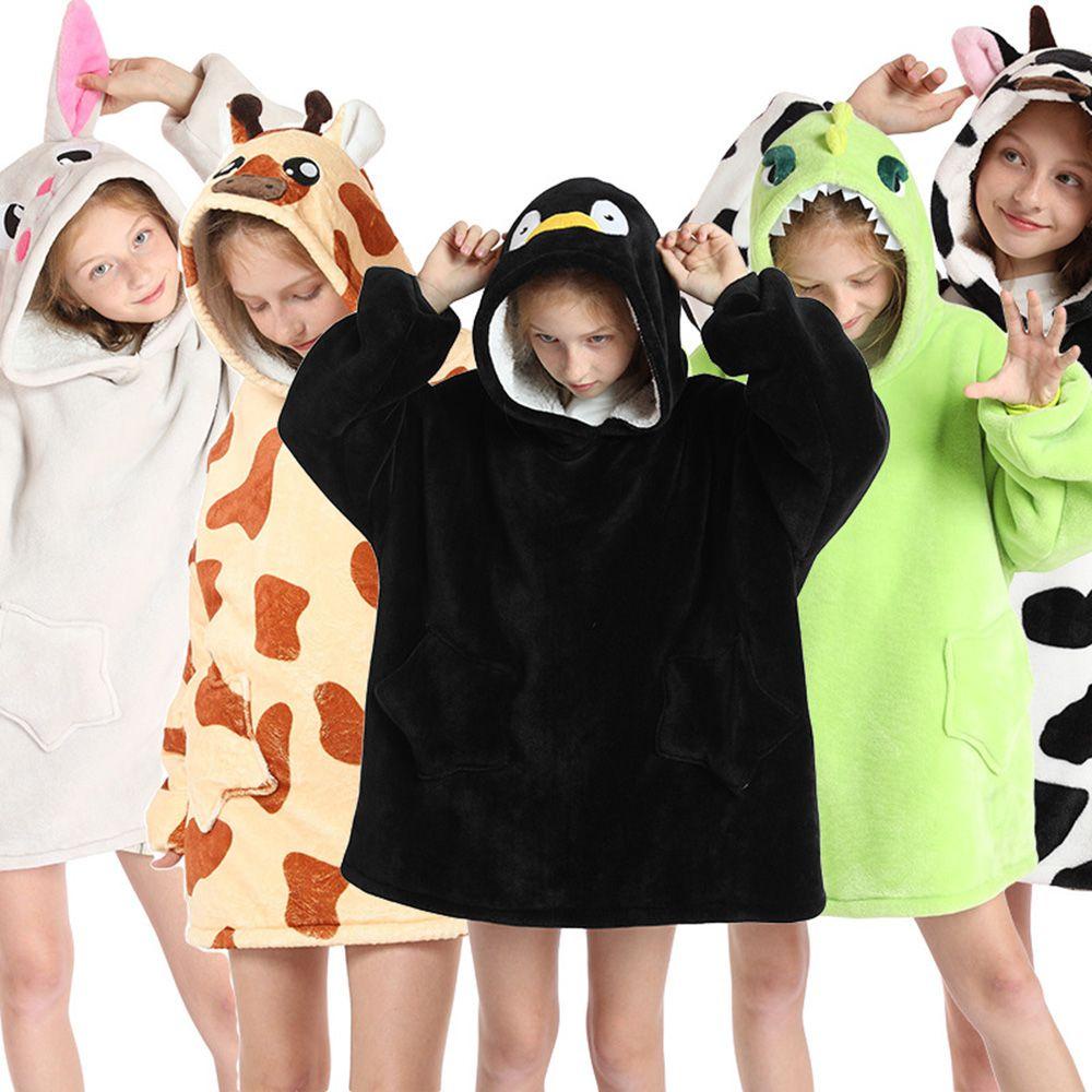 SUENIN Chăn Có Mũ Trùm Oversized Hình Trái Bơ