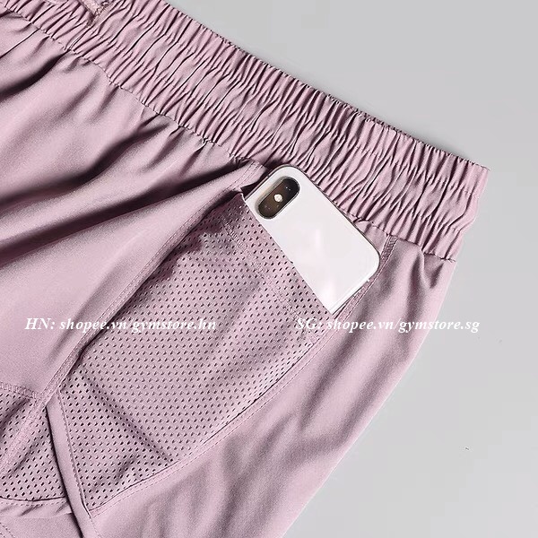 Set Bộ Tập Gym Yoga Quần Short Đùi 2 Lớp Áo Thun Tay Ngắn Thun Co Dãn Mềm Thoáng Mát 𝙎𝙤𝙡𝙤 𝙎𝙥𝙤𝙧𝙩𝙨𝙬𝙚𝙖𝙧 706