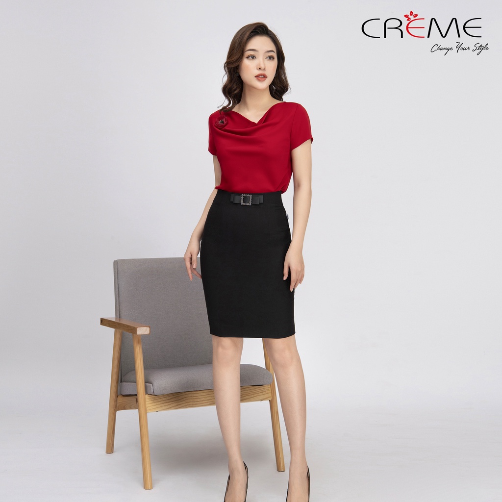 Áo sơ mi cổ đổ siêu sang SM1007 CREME