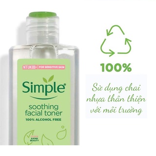 Toner Simple Kind To Skin Soothing Facial 200ml