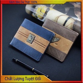 Ví nam da bò thật - bóp da bò cao cấp db09