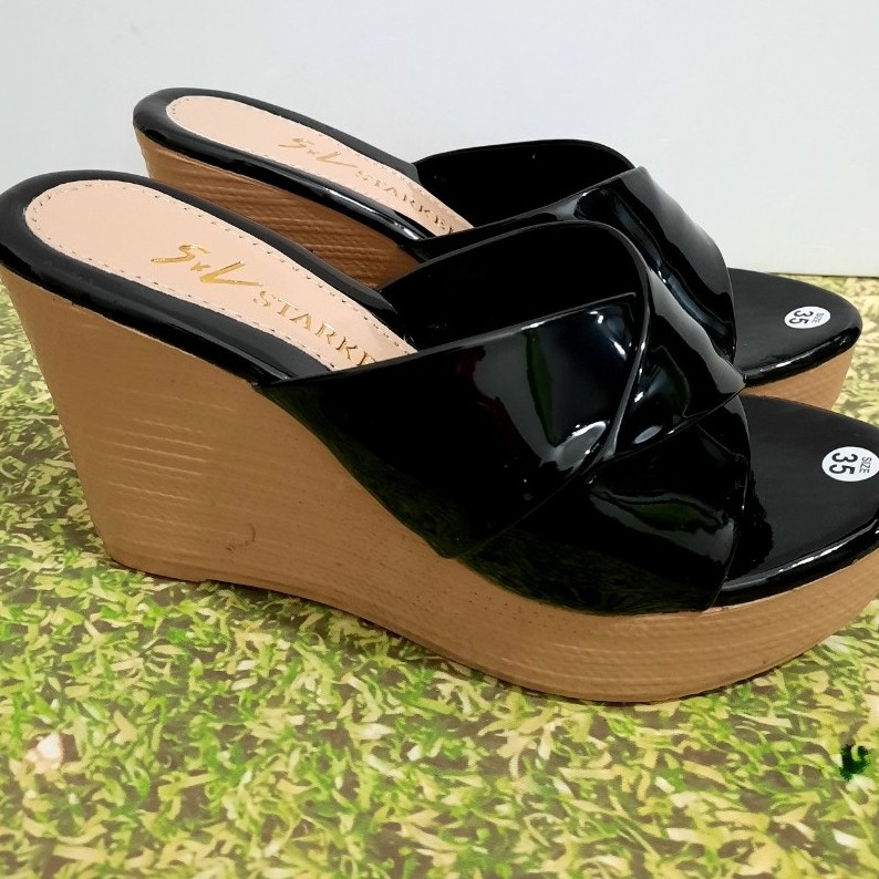 DÉP QUAI CHÉO NỮ CAO 9CM (ĐẶT TĂNG LÊN 1 SIZE Ạ)
