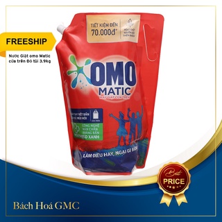 Nước giặt OMO matic đỏ túi 3.9kg dành cho máy giặt cửa trên