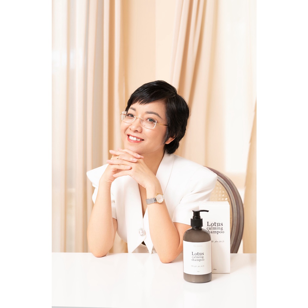 Bộ Sản Phẩm Dầu Gội - Kem Xả Lotus Sheshines Hương Sen Phục Hồi Hư Tổn và Ngăn Ngừa Rụng Tóc - 485g