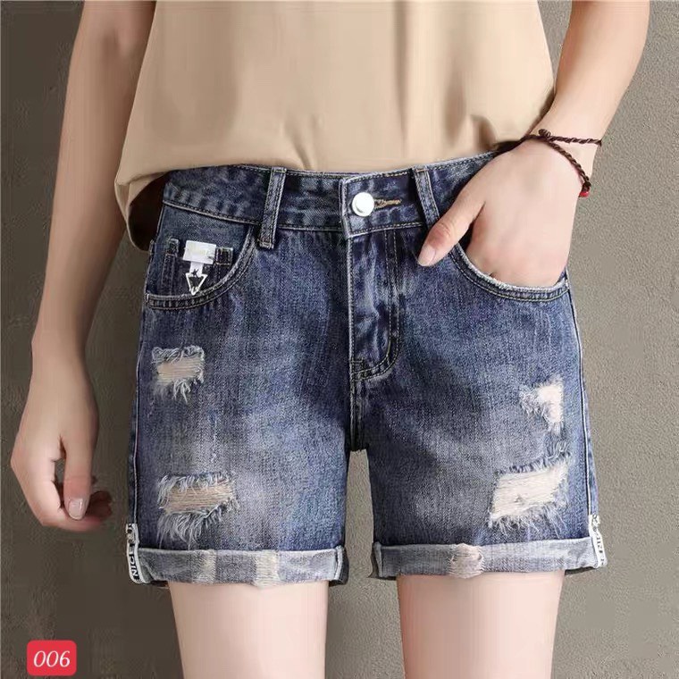 Quần Short Jean Nữ lưng cao💖FREESHIP💖 Quần Sọt Nữ Đẹp mẫu mới chất bò cao cấp phối túi ngố Lady Fashion - QSJN4077