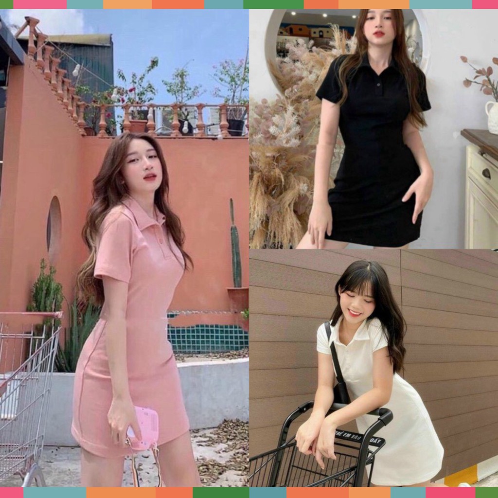 Đầm Nữ Polo Nữ Dáng Ôm Ba Màu So Hot | BigBuy360 - bigbuy360.vn